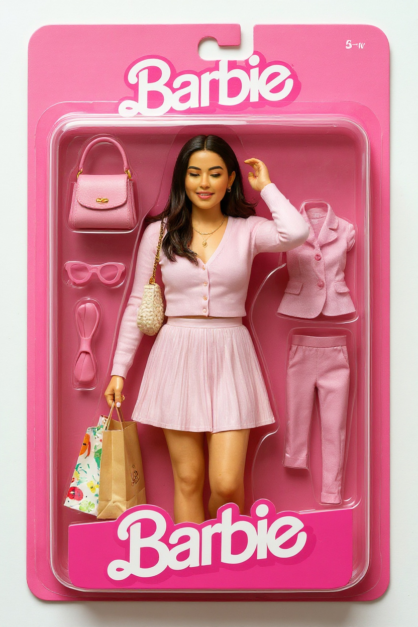 Barbie doll in packaging